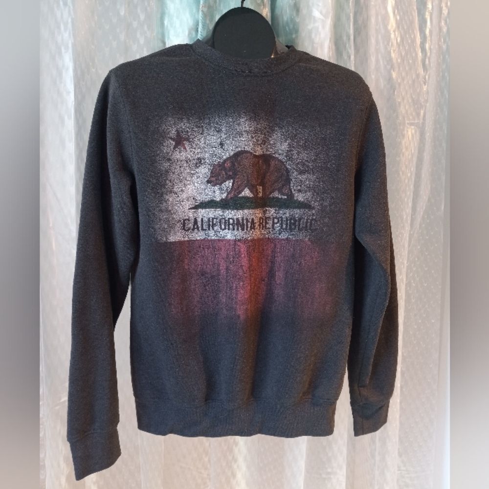 Ring Of Fire Sweatshirt California Republic Mens Sz M Crewneck